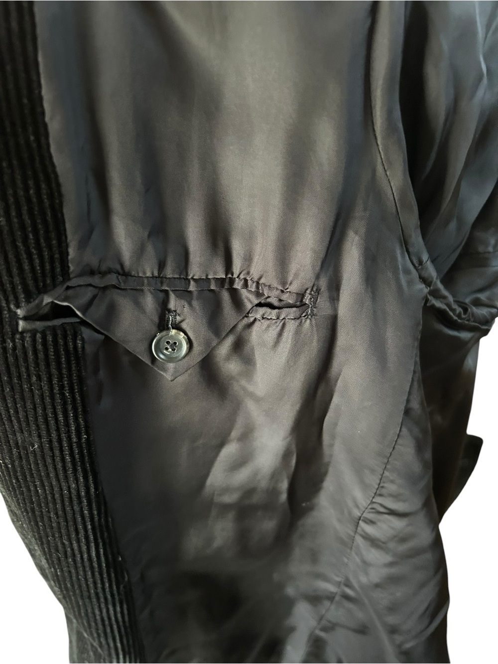 Vintage POLO RALPH LAUREN Corduroy Car Coat Jacket Overcoat Blazer men Medium - Picture 11 of 12